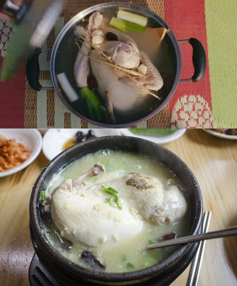 samgyetang di drama The Good Bad Mother (dok. JTBC/The Good Bad Mother) | ilustrasi samgyetang (pixabay.com/makafood)