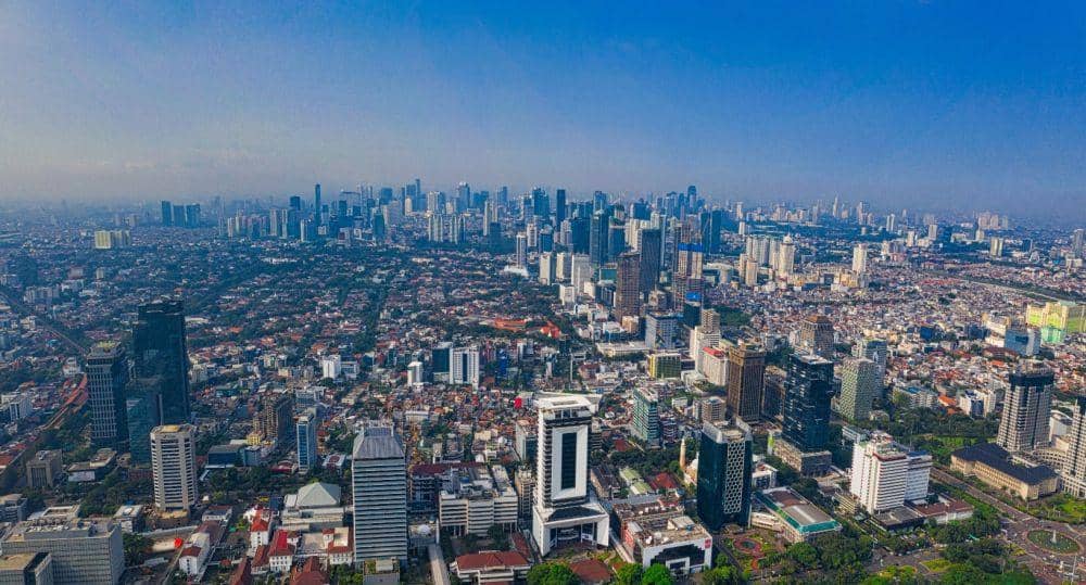 ilustrasi suasana Jakarta dari ketinggian (pexels.com/Tom Fisk)