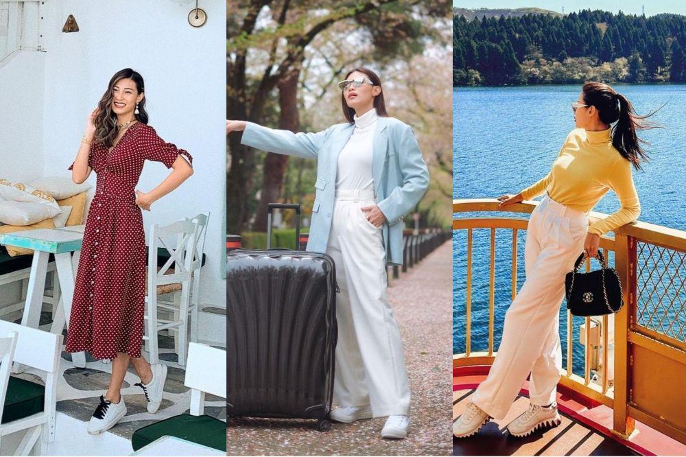 10 Inspirasi Outfit Liburan ala Patricia Gouw, Cheerful!