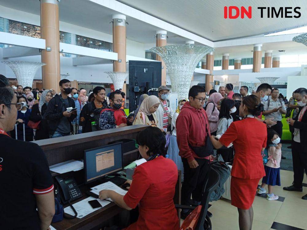 Suasana peresmian rute baru AirAsia dari Kertajati ke Kuala Lumpur. (IDN Times/Sandy Firdaus)