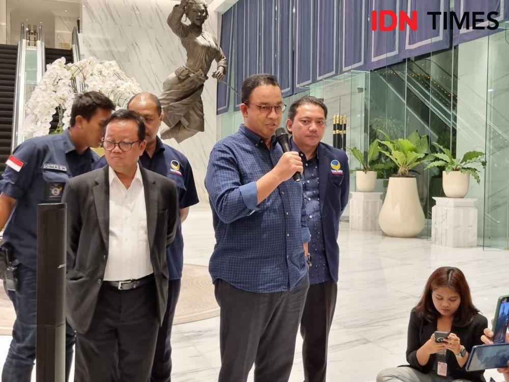 Anies Pede Elektabilitasnya Tak Terpengaruh usai Johnny Tersangka