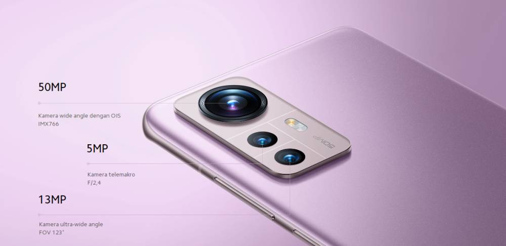 konfigurasi kamera belakang Xiaomi 12 (mi.co.id)