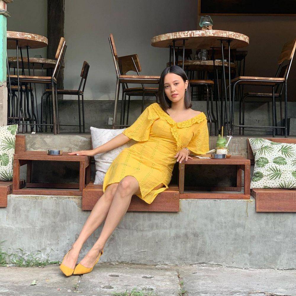 Gaya liburan Anggika Bolsterli (instagram.com/anggikabolsterli)