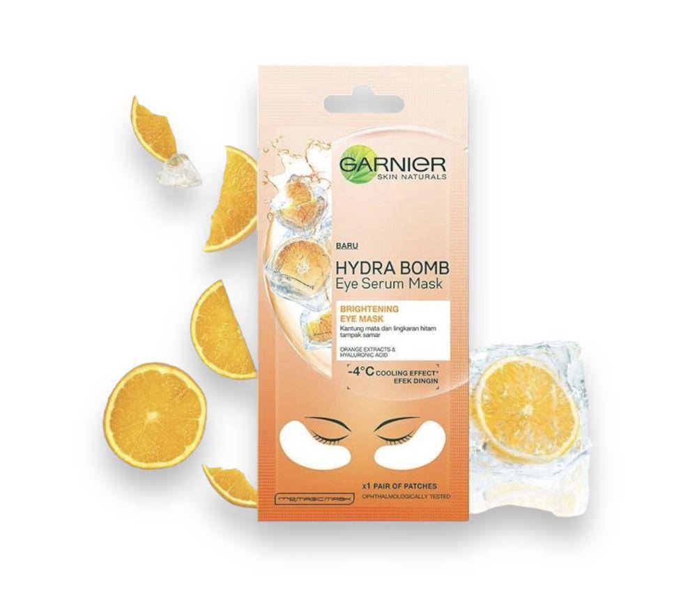 Garnier Hydra Bomb Brightening Eye Mask (shopee.co.id/garnierindonesia)