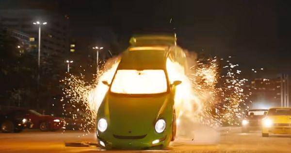 Porsche milik Diogo dibom oleh Dante  (Dok. Universal Pictures/Fast X)