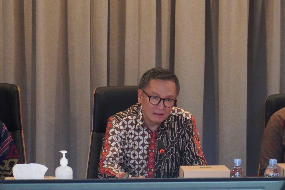 Senior Director PSF, Elan Merdy, dalam acara penandatanganan kerja sama dengan Pemkab Kediri. (Dok. Pemkab Kediri)