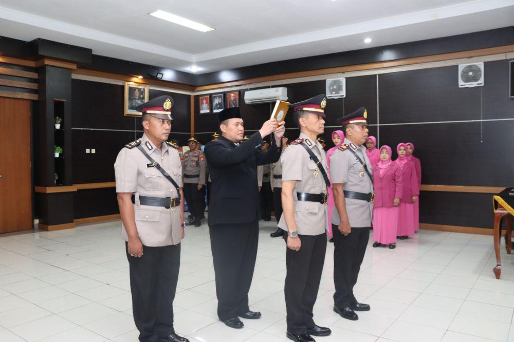 Serah terima jabatan Kapolsek Girisubo Gunungkidul.(Dok.Polres Gunungkidul)