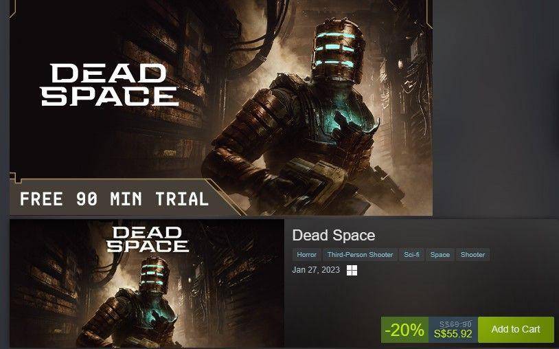 dok. Steam/Dead Space
