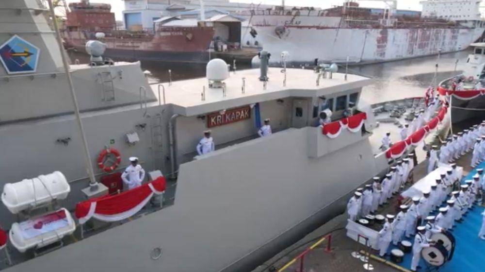KRI Kapak-625 adalah satu kapal perang buatan PT PAL. (Dokumentasi PT PAL)