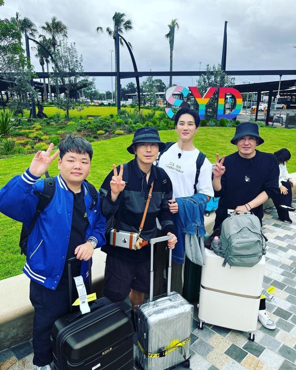 para cast Busan Boys: Sydney Bound (instagram.com/lee_si_eon)