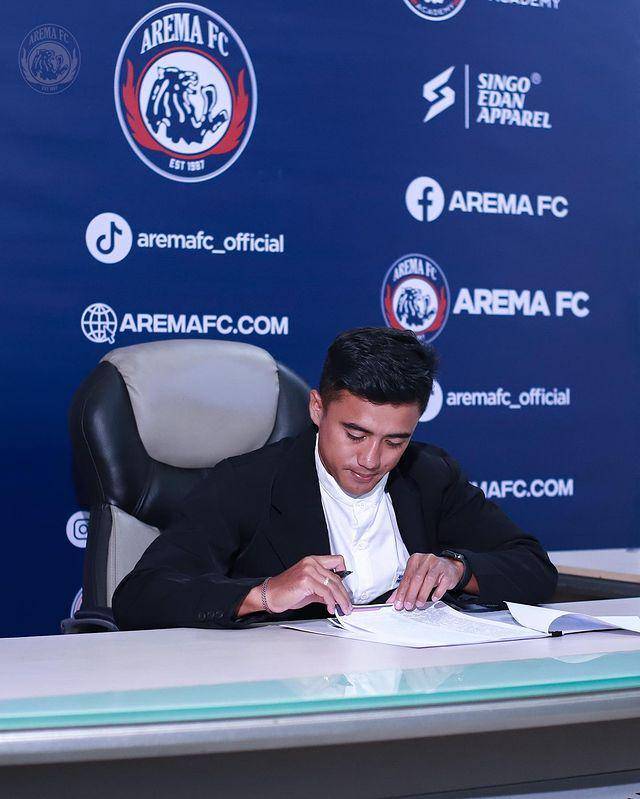 Pemain anyar Arema FC, Gufroni Al Maruf. (Dok Media Officer Arema FC)