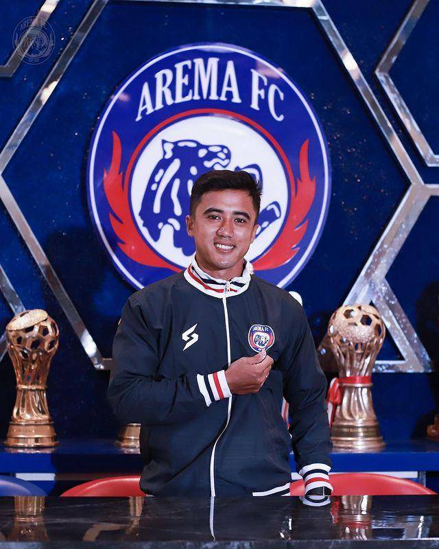 Pemain anyar Arema FC, Gufroni Al Maruf. (Dok Media Officer Arema FC)