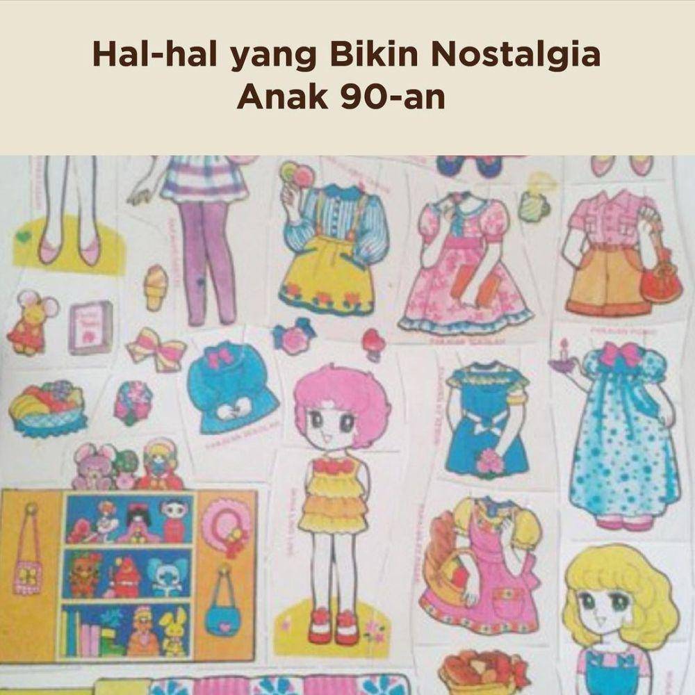 ilustrasi nostalgia anak 90-an (instagram.com/dagelan)