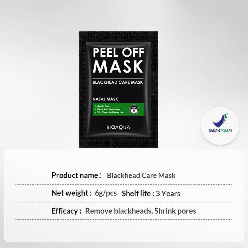 BIOAQUA Blackhead Care Mask. (dok. Shopee/bioaquaofficialshop)
