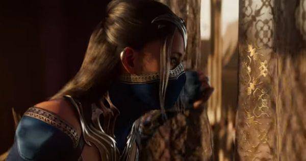 Kitana mengintip keluar  ( Dok. Mortal Kombat / Mortal Kombat 1 )