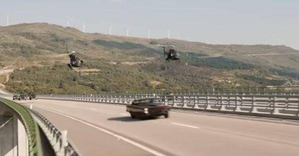 Mobil Ford yang dipakai Dante saat menculik Brian Marcos (Dok. Universal Pictures/Fast X)