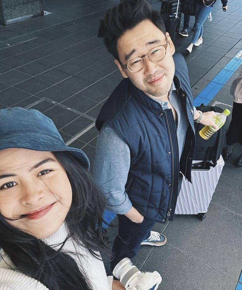 Maudy Ayunda dan Jesse Choi saat liburan di Jepang (instagram.com/maudyayunda)