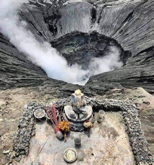 Kesimpulan Polisi, Patung Ganesha Jatuh ke Kawah Gunung Bromo
