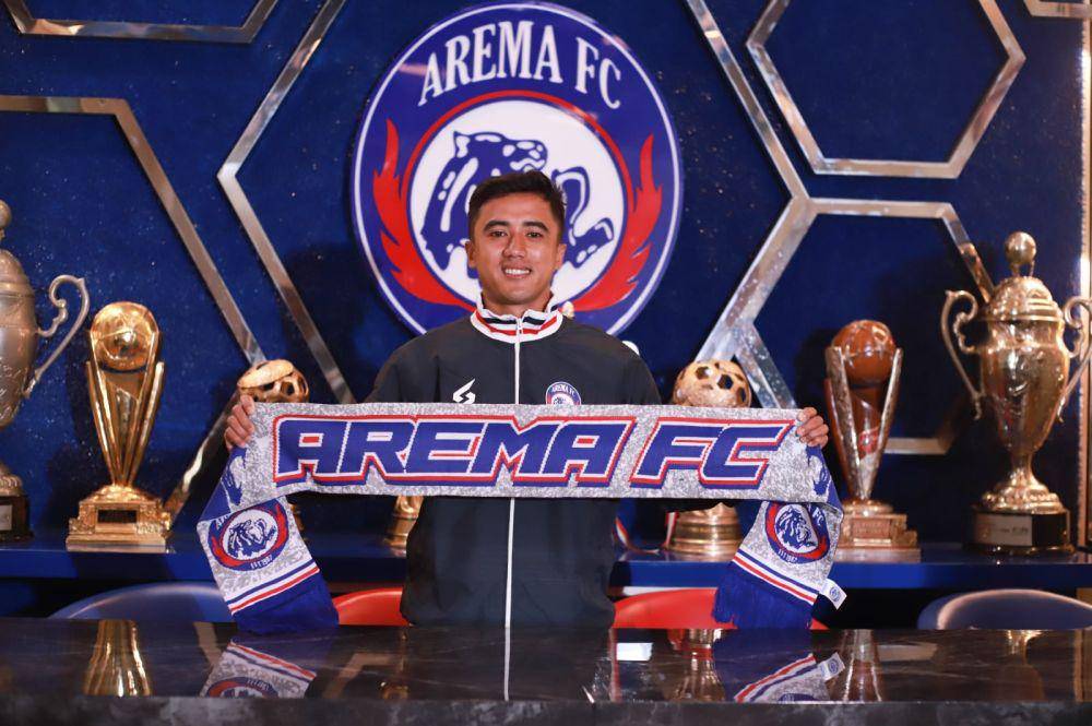 Pemain anyar Arema FC, Gufroni Al Maruf. (Dok Media Officer Arema FC)