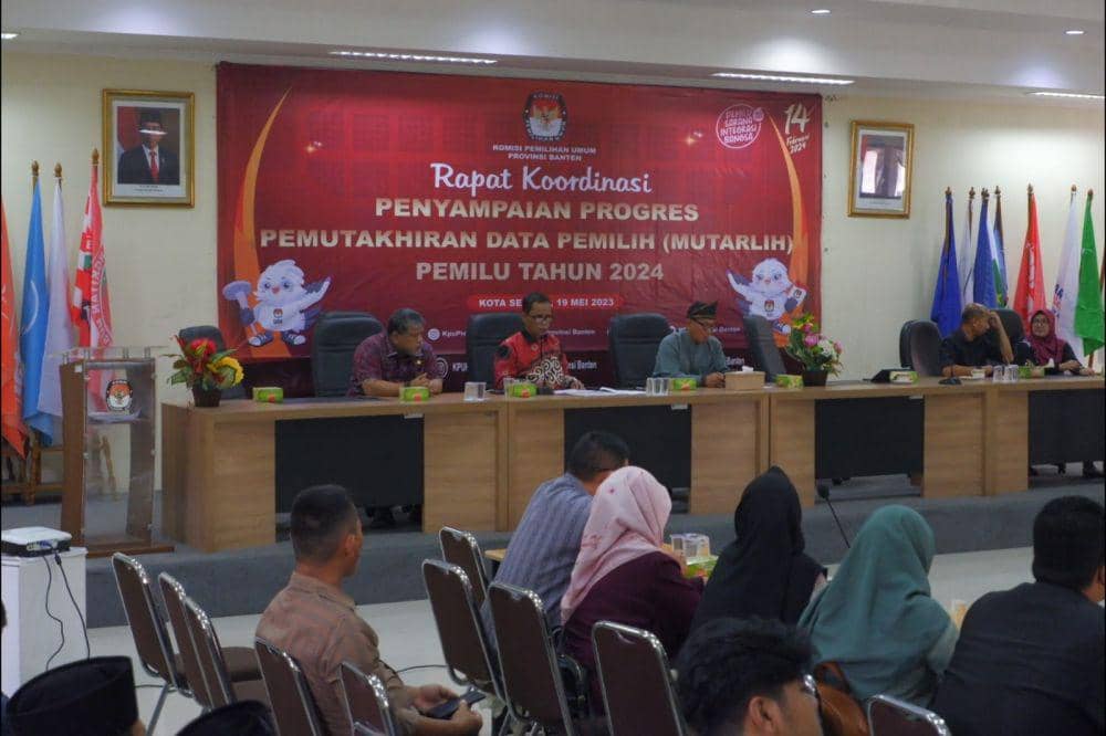 KPU Tetapkan Data Pemilih di Banten Hasil Perbaikan 8.850.382 Orang