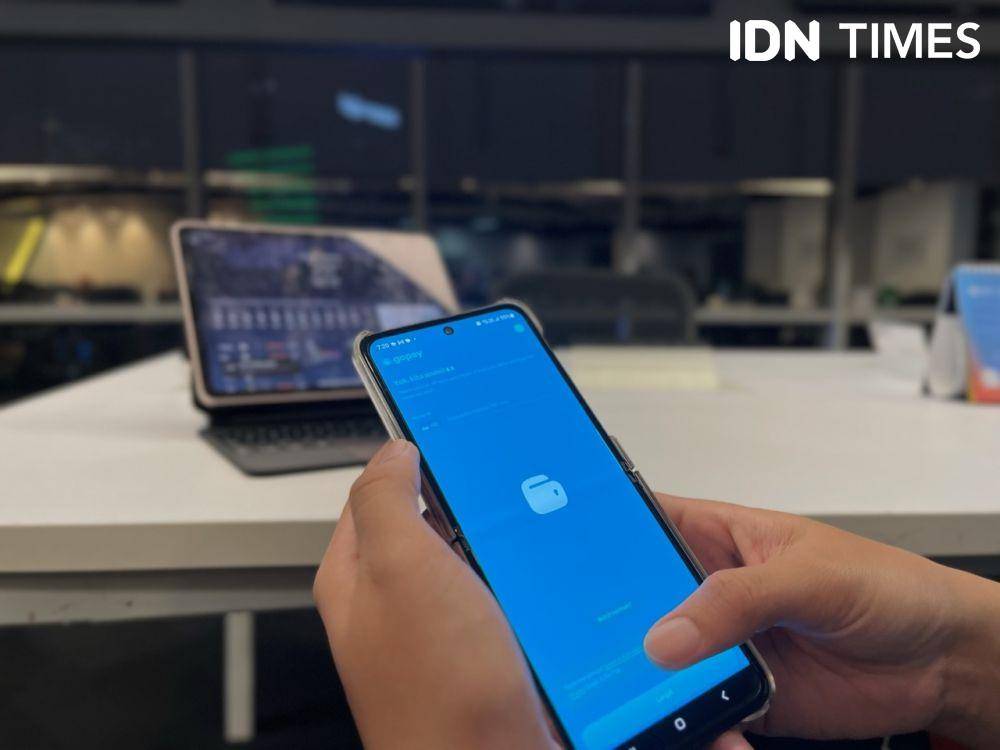 PT Dompet Karya Anak Bangsa (GoTo Financial) meluncurkan aplikasi GoPay versi perdana di Play Store dan App Store. (IDN Times/Aditya Mustaqim)