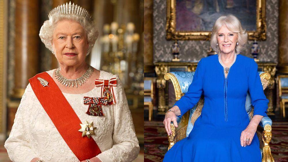 mendiang Ratu Elizabeth II dan Ratu Camilla (dok. commons.wikimedia | instagram.com/theroyalfamily)