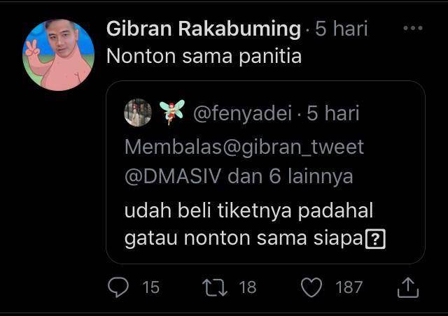Tweet Gibran Rakabuming (twitter.com/gibran_tweet)