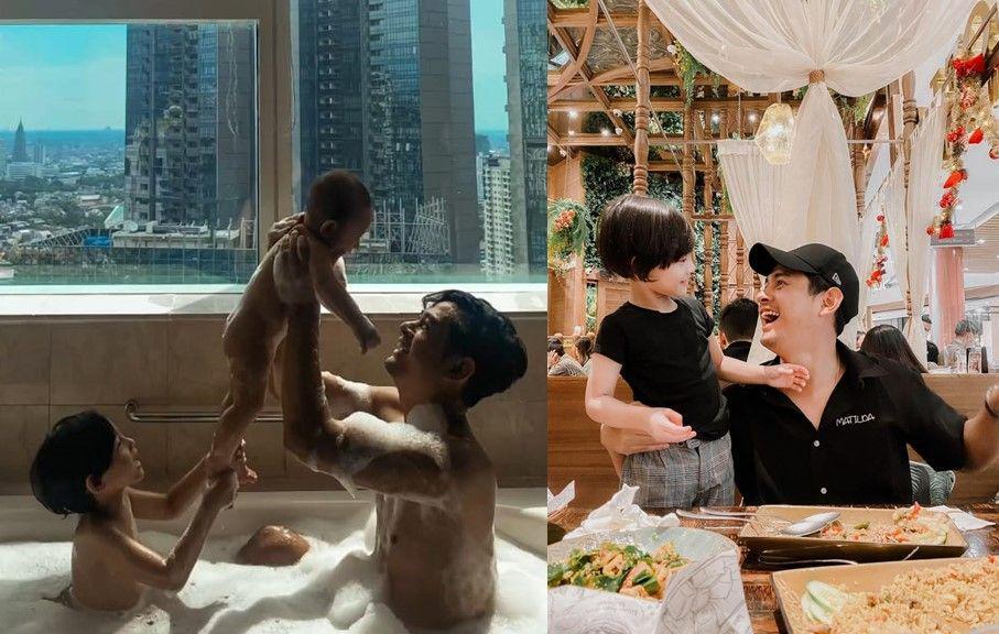 7 Potret Quality Time Miqdad Addausy dan Anak, Jadi Ayah Siaga!