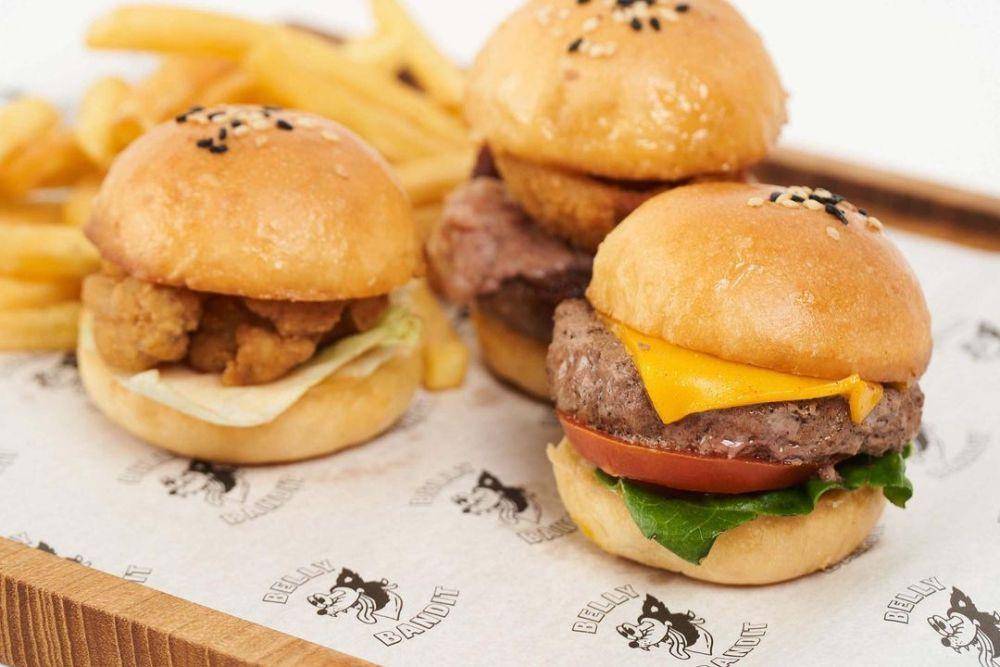 Menu burger di Belly Bandit