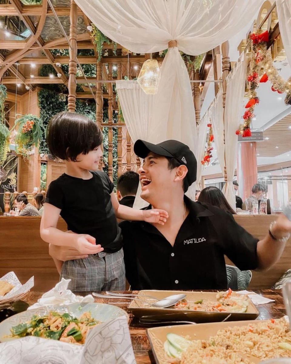 potret Miqdad Addausy dan buah hati (instagram.com/miqdadsy)