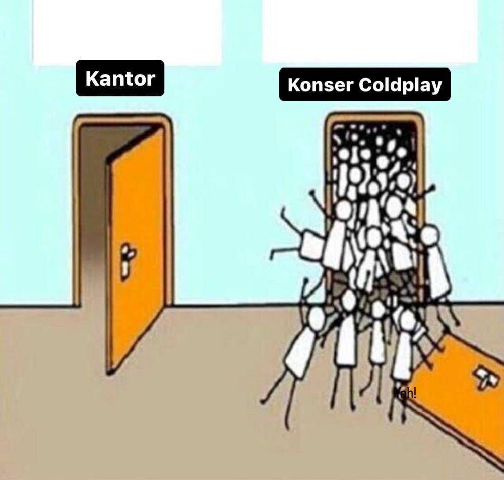 meme war tiket Coldplay (instagram.com/awreceh)