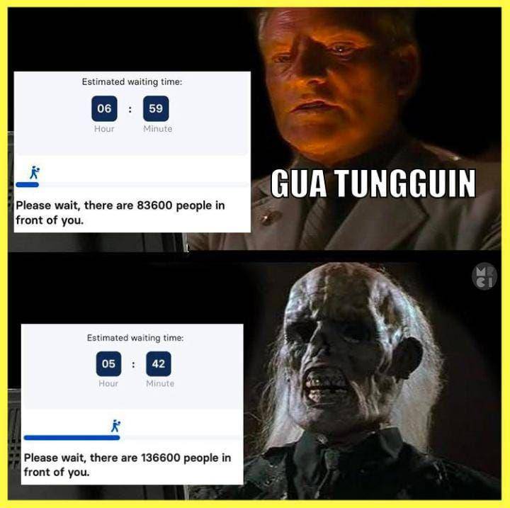 meme war tiket Coldplay (instagram.com/mrci.id)
