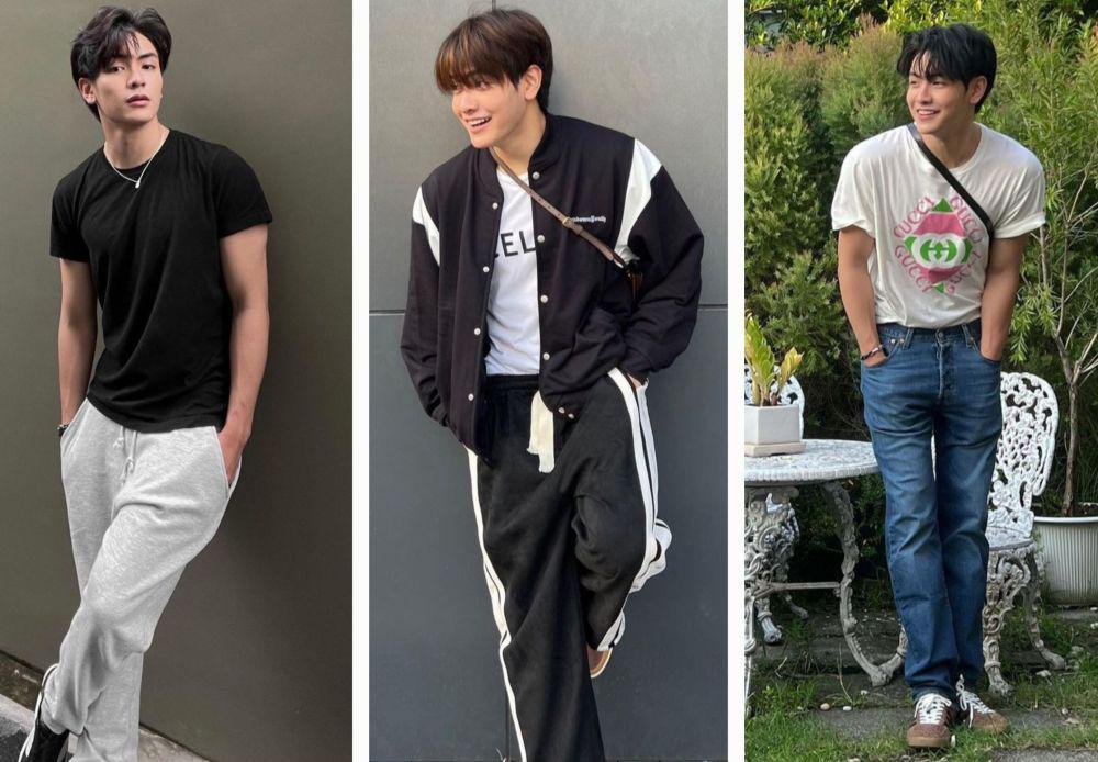 9 Ide Padu Padan T-shirt ala Joong Archen, Kekinian dan Simpel Abis!