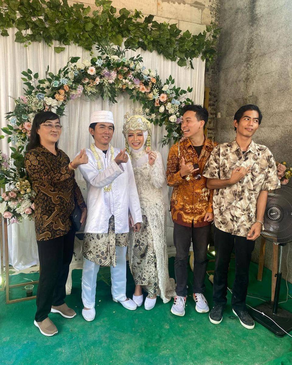 potret akad nikah Tiko dan Nadia (instagram.com/mpingtv)