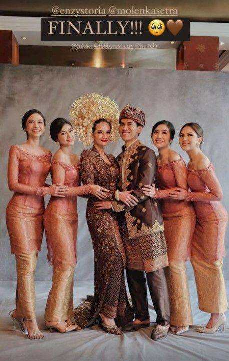 pernikahan Enzy Storia (Instagram.com/furrycitra)
