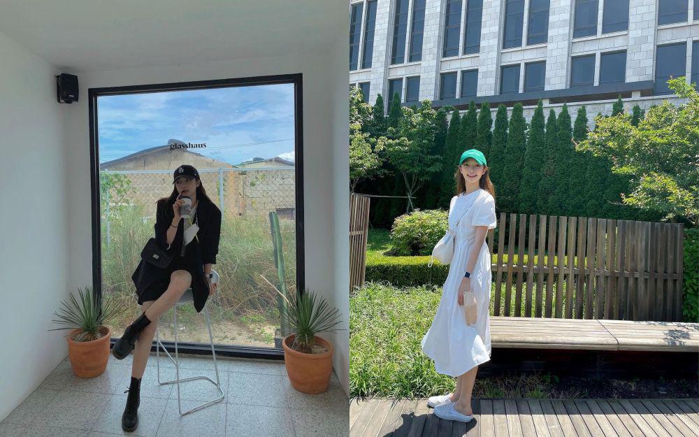 9 Referensi Outfit Liburan ala Ji Hye Won, Simple dan Nyaman Dikenakan