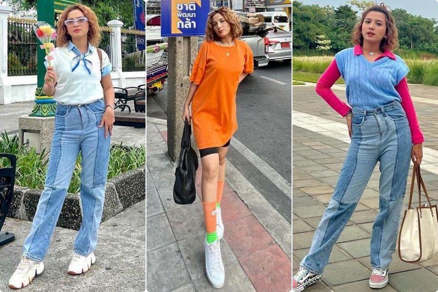 9 OOTD Hangout ala Naimma Aljufri, Identik Warna Cetar!