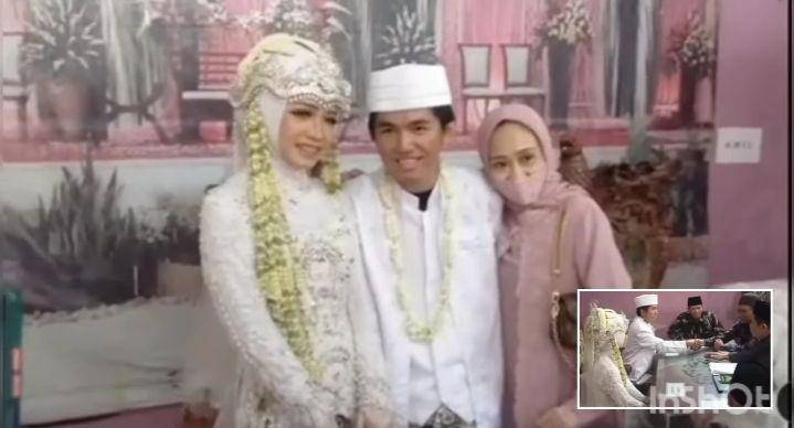 potret akad nikah Tiko dan Nadia (youtube.com/TIKO NIKAH EKSLUSIF)
