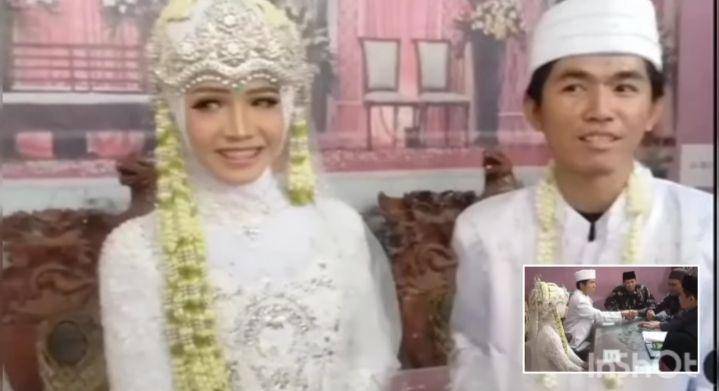 potret akad nikah Tiko dan Nadia (youtube.com/TIKO NIKAH EKSLUSIF)
