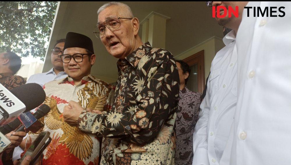 Temui Try Sutrisno, Cak Imin Dapat Pesan Hati Pemimpin Harus Bersih