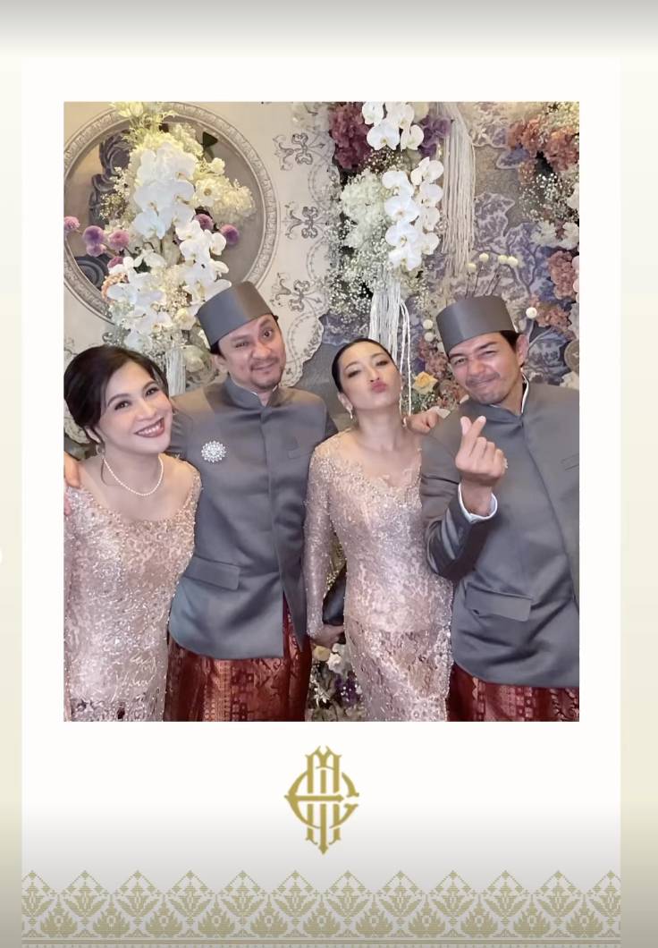 potret geng Tonight Show di pernikahan Enzy Storia dan Molen Kasetra (instagram.com/hestipurwadinata)