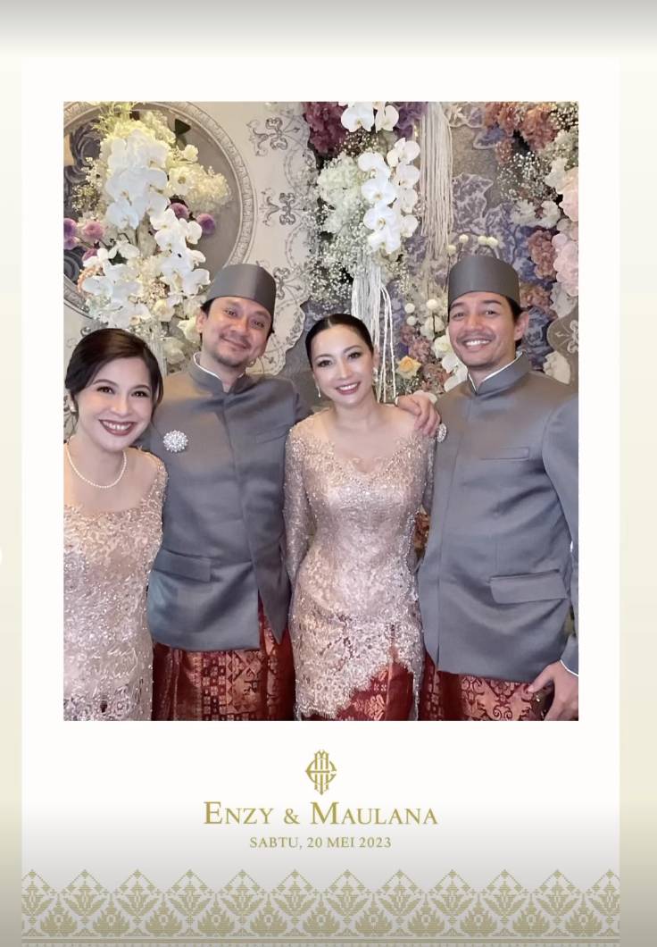 potret geng Tonight Show di pernikahan Enzy Storia dan Molen Kasetra (instagram.com/hestipurwadinata)