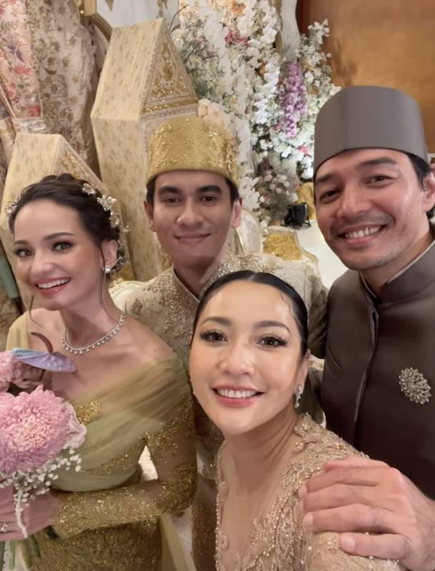 potret geng Tonight Show di pernikahan Enzy Storia dan Molen Kasetra (instagram.com/hestipurwadinata)