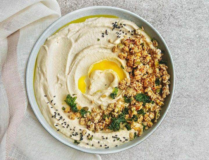 ilustrasi hummus (instagram.com/savoryspoons)