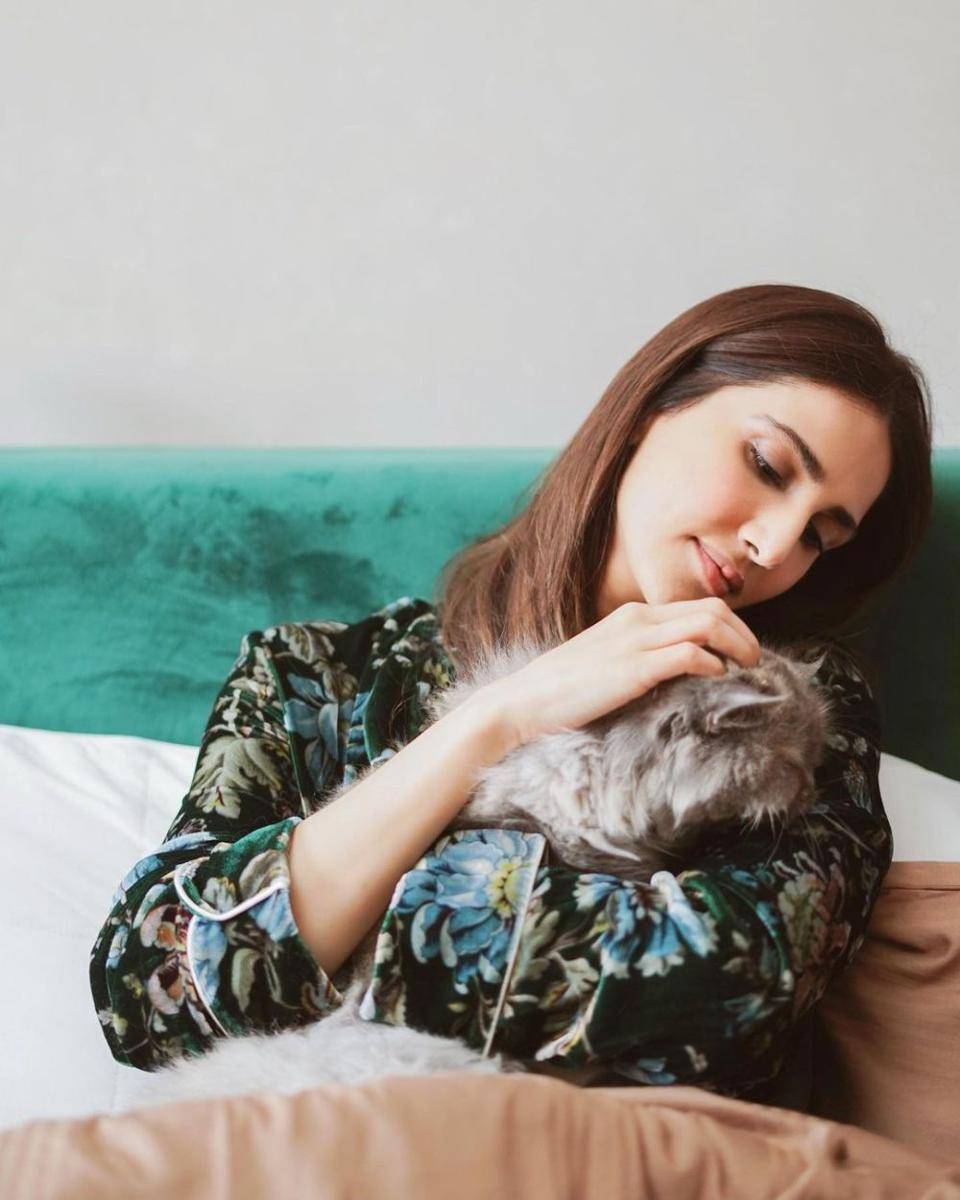Vaani Kapoor dan kucingnya (instagram.com/_vaanikapoor_)
