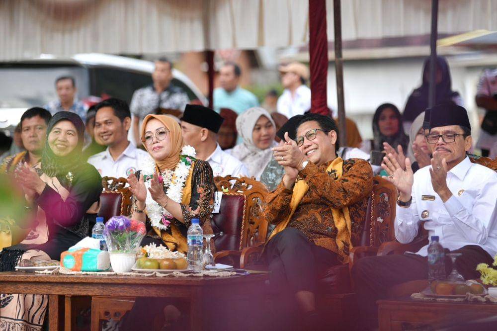 Suasana peresmian Homestay Nagari Harau, Kabupaten Limapuluh Kota, Sumbar pada Jumat (19/5/2023). (Dok. Kemendes PDTT)