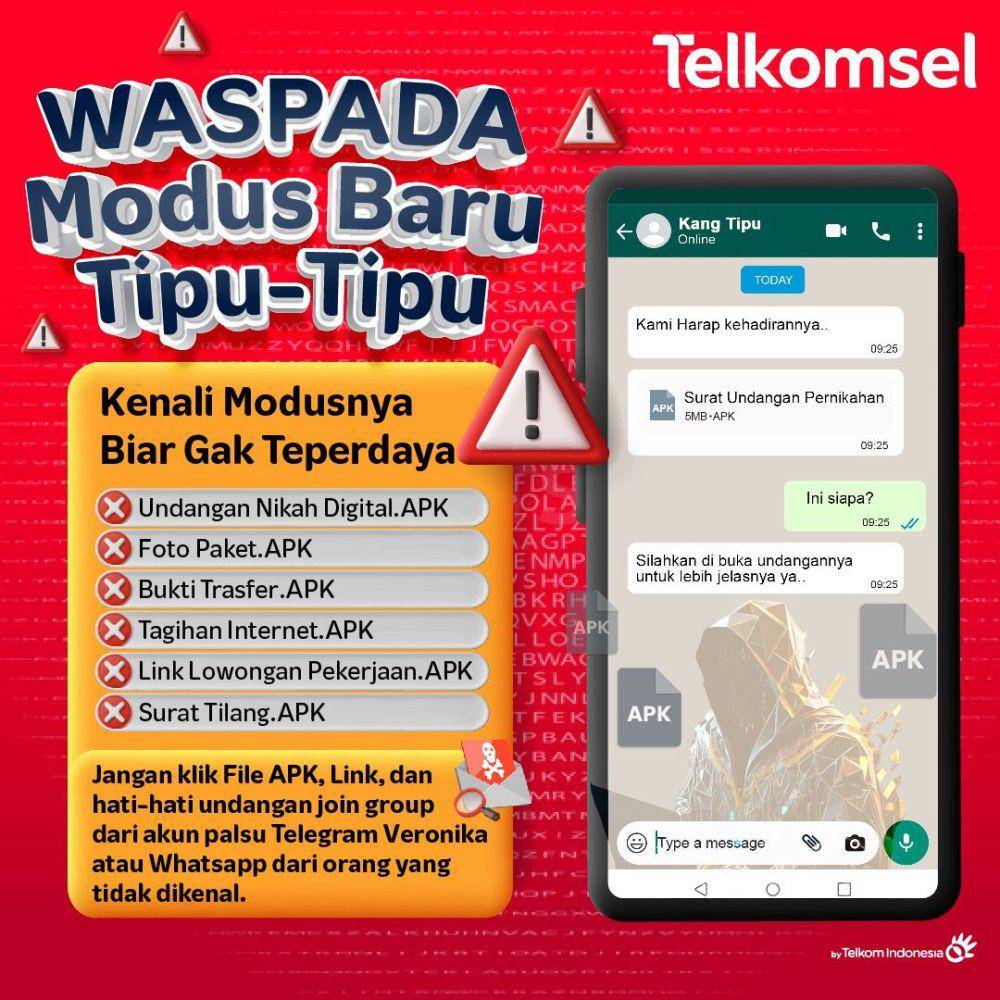 ilustrasi penipuan di WhatApps (instagram.com/sesetanpost)