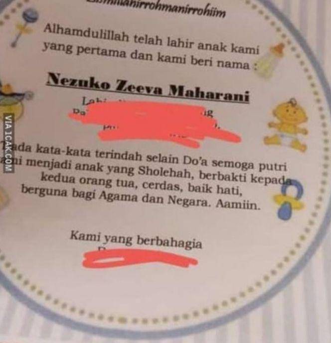 nama anak dari karakter anime (twitter.com/mutiarasbh)