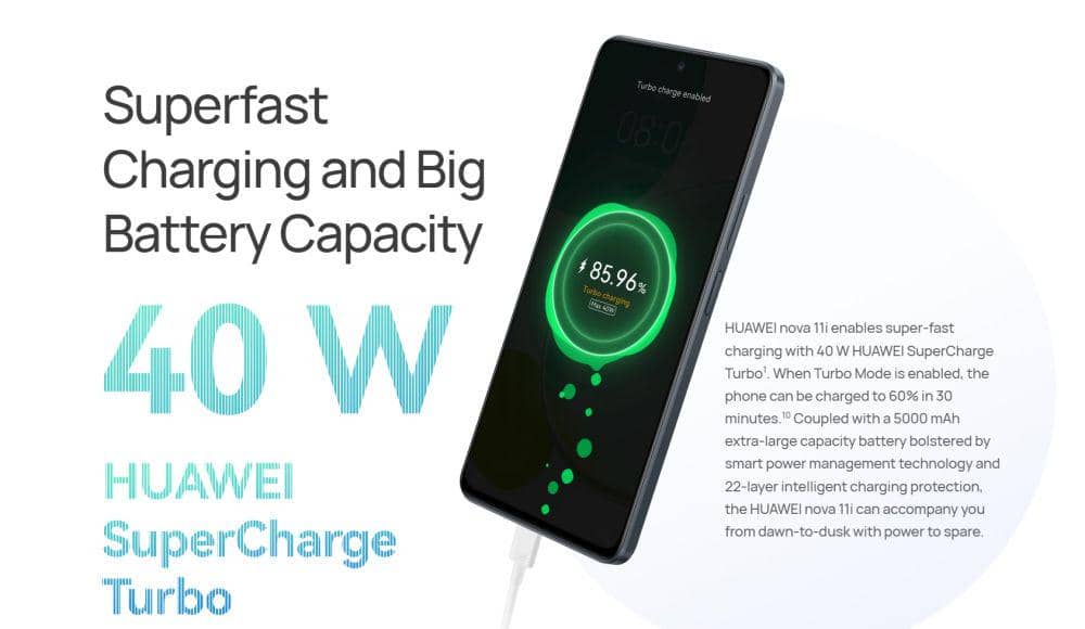 potret fitur pengisian HUAWEI SuperCharge Turbo (consumer.huawei.com)