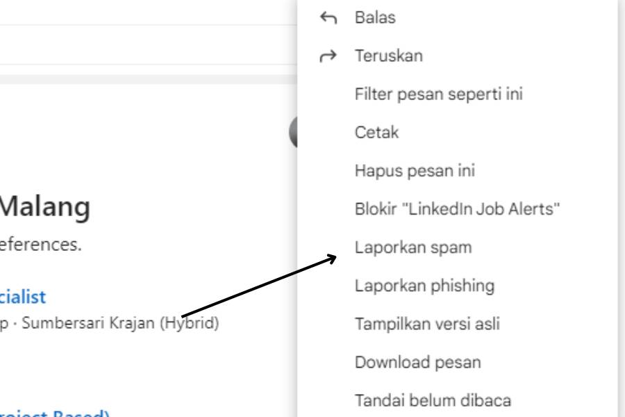 cara melaporkan email spam di Gmail (IDN Times/Ana Widiawati)